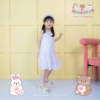 Monetto Rabbit Girl Dress เดรสเด็ก ผ้ายืด เนเน่ หัวใจใหญ่ มาร์ชเมลโล่ สีชมพู