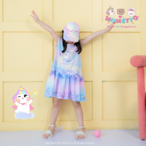 Girls- Casual dresses เดรสผ้ายืดลำลองเด็ก
